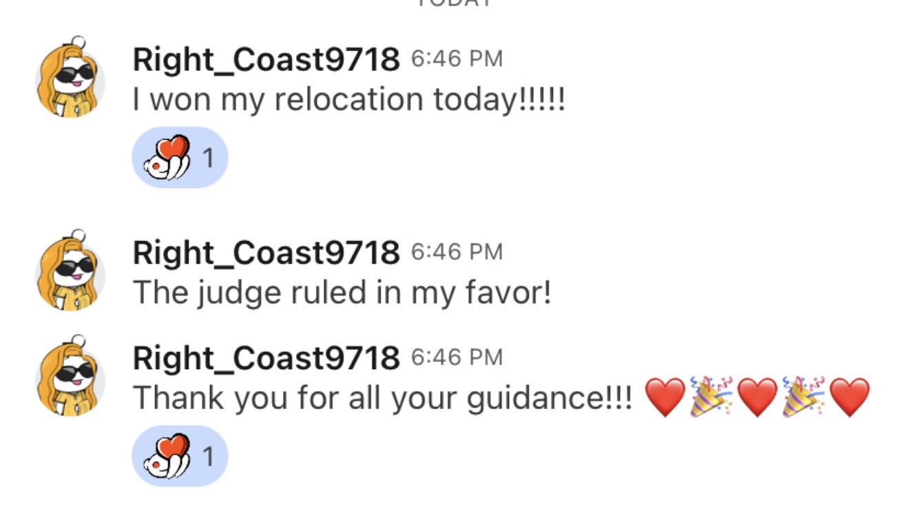Client review screenshot