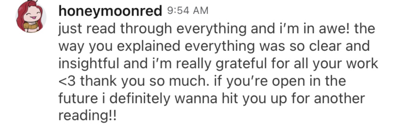 Client review screenshot