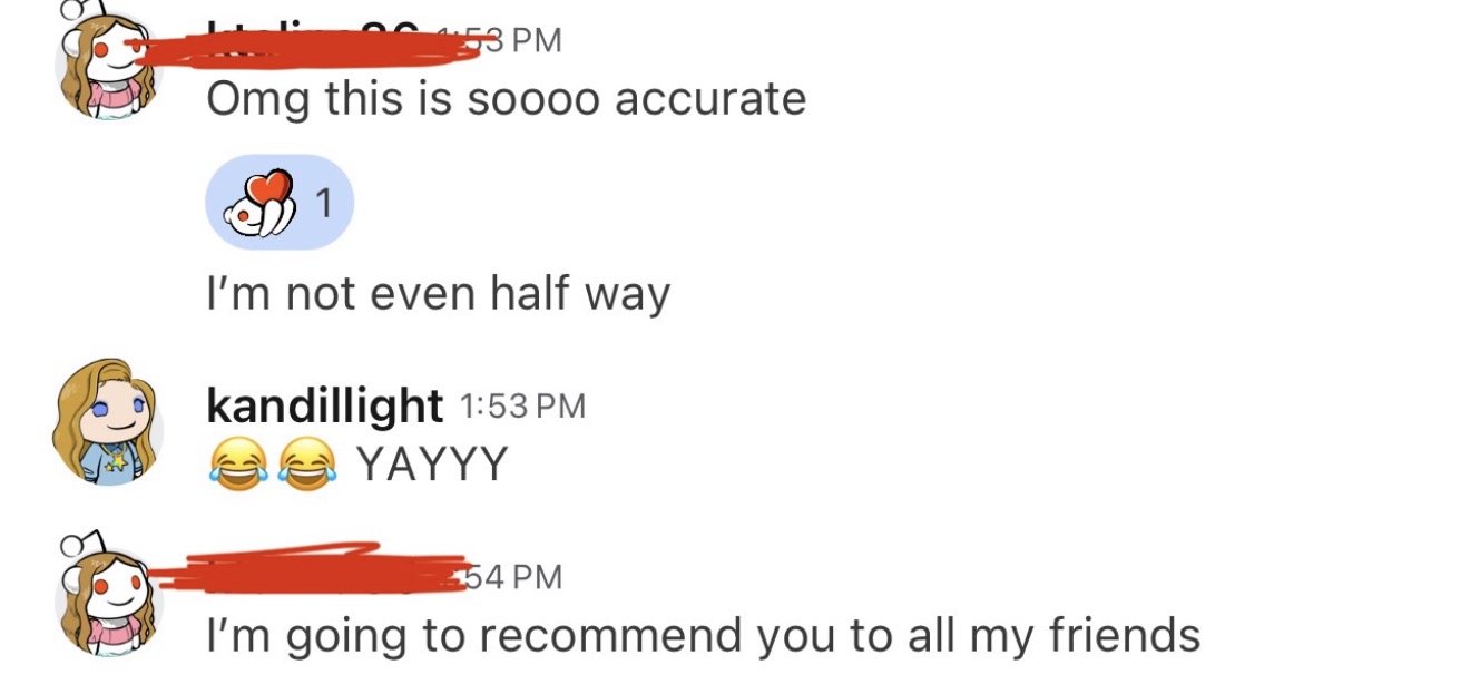 Client review screenshot
