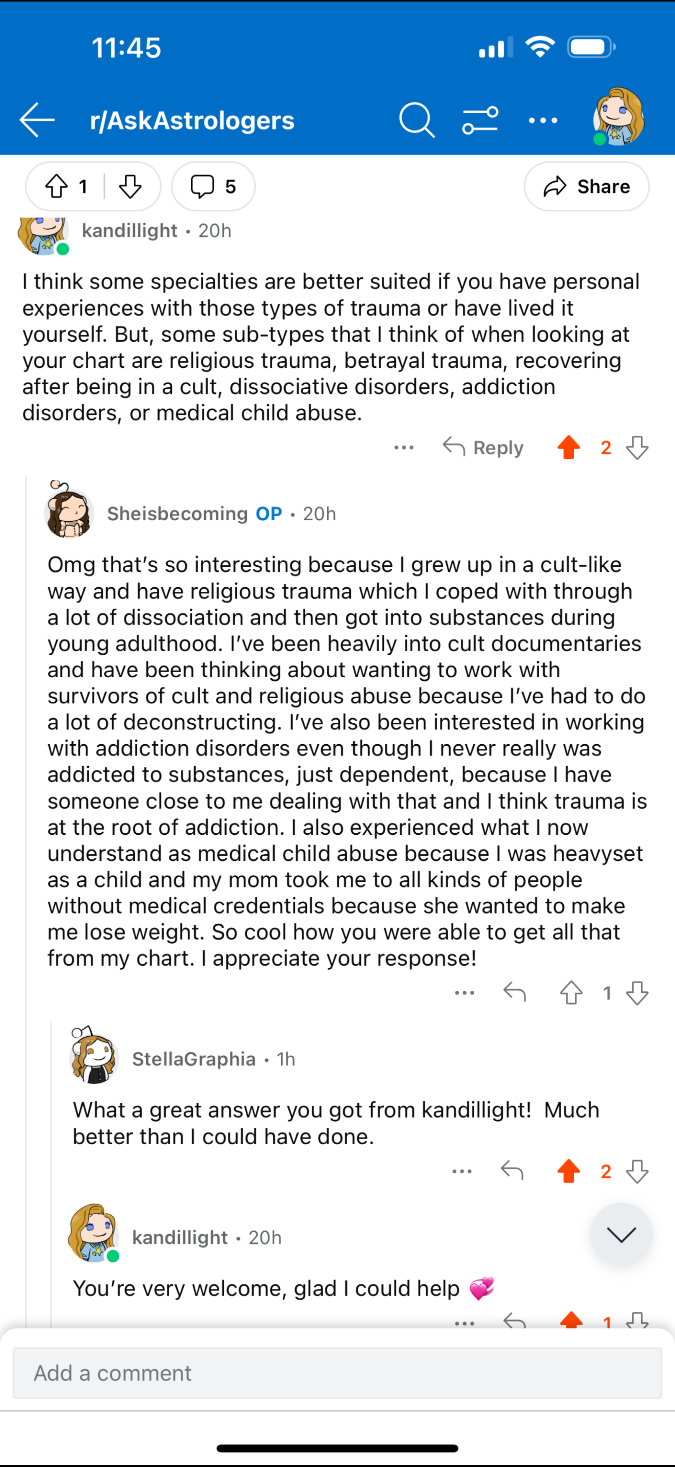 Client review screenshot